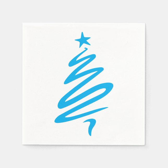 Cyberscooty Christmas Tree Napkins Serviette (Vorderseite)