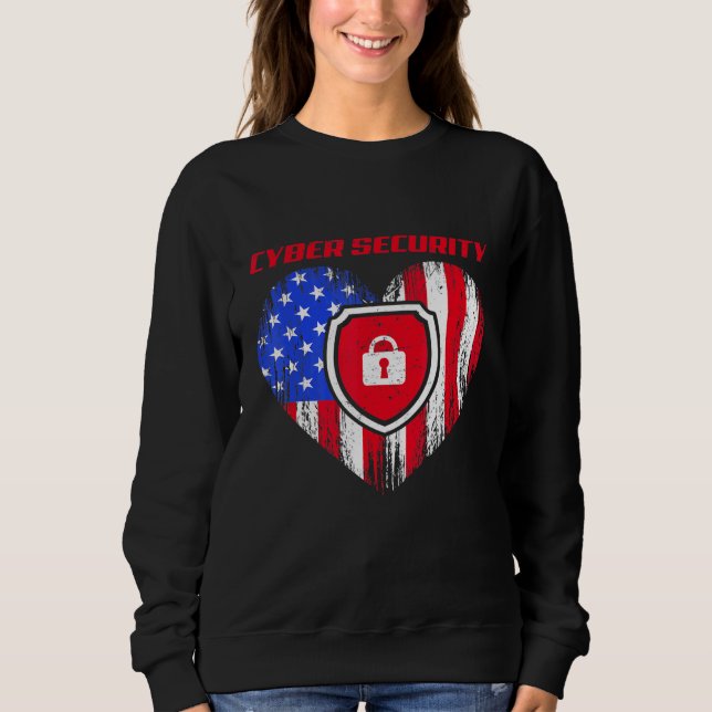 Cybersecurity IT Analyst Certified Tech Security 1 Sweatshirt (Vorderseite)
