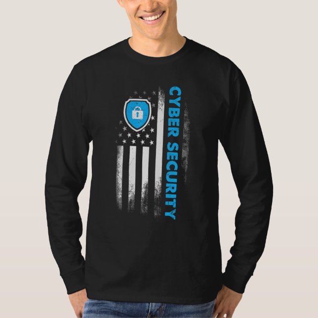 Cybersecurity IT Analyst Certified Tech Security 2 T-Shirt (Vorderseite)