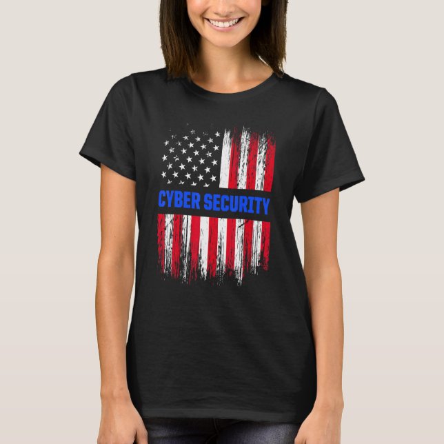 Cybersecurity IT Analyst Certified Tech Security 6 T-Shirt (Vorderseite)