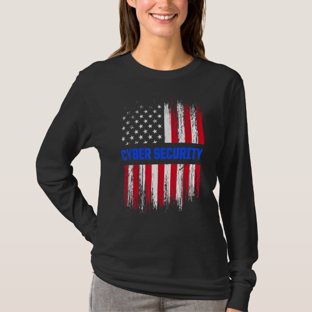 Cybersecurity IT Analyst Certified Tech Security 6 T-Shirt (Vorderseite)