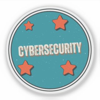 Cybersicherheit Aufkleber