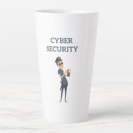 Cybersicherheit: Der Coole Polizist auf Patrol Milchtasse