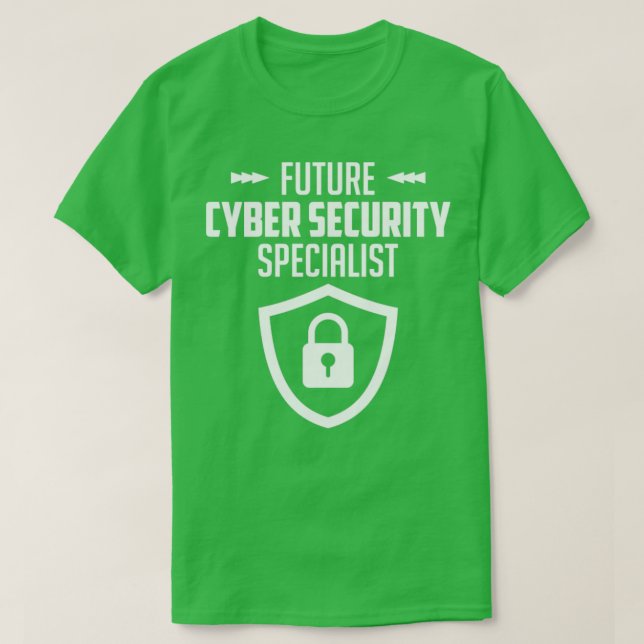 Cybersicherheit-Sicherheitssoftware für Computer T-Shirt (Design vorne)