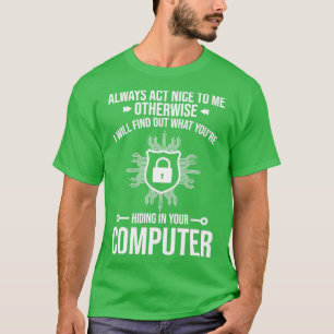 Cybersicherheits-Computer-Sicherheits-Cyber-Sicher T-Shirt