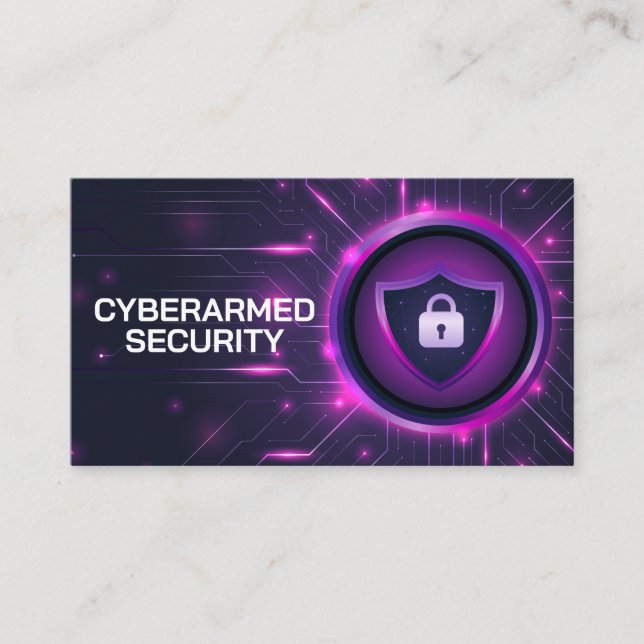 Cybersicherheitstechnik Visitenkarte (Vorderseite)