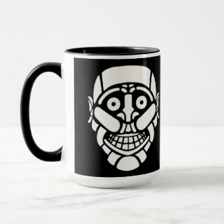 Cybersmily Cyborg Logo Black Tasse