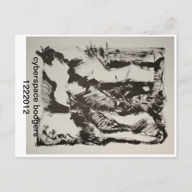 Cyberspace-Boogers 1222012 Postkarte (Vorderseite)