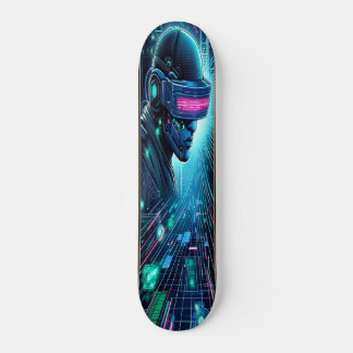"Cyberspace Conqueror: Hacker's Realm Evil twin Skateboard