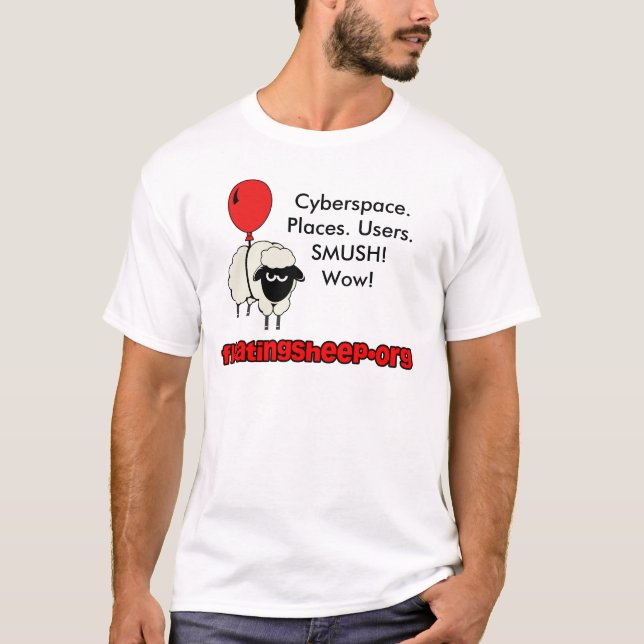Cyberspace. Plätze. Benutzer. Inspektion… T-Shirt (Vorderseite)