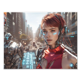 Cyberstadt Fotodruck