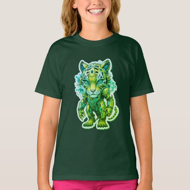 Cyberstreifen T-Shirt (Vorderseite)