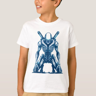 Cyborg Alien Warrior - Futuristisches Sci-Fi-Monst T-Shirt