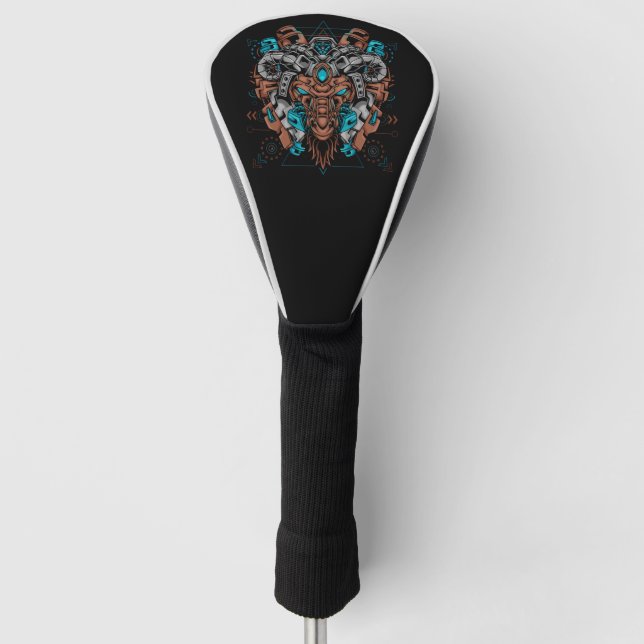 Cyborg-Evolution Golf Headcover (Vorderseite)