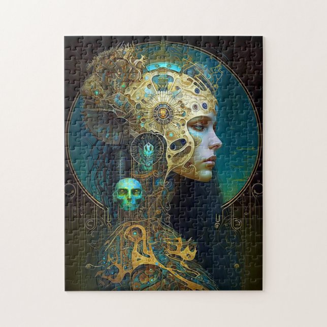 Cyborg Fantasy Fantasy Fantastische Kunst Jigsaw P Puzzle (Vertikal)