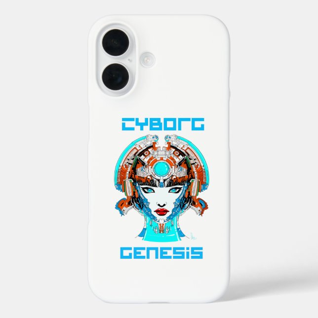 Cyborg Genesis Case-Mate iPhone Hülle (Rückseite)