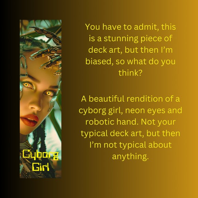 Cyborg Girl Skateboard (Von Creator hochgeladen)