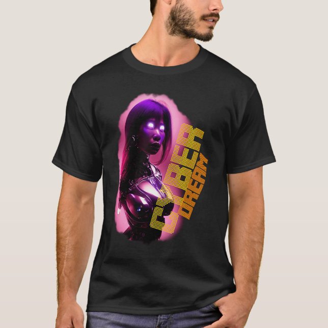 Cyborg Japanese woman T-Shirt (Vorderseite)