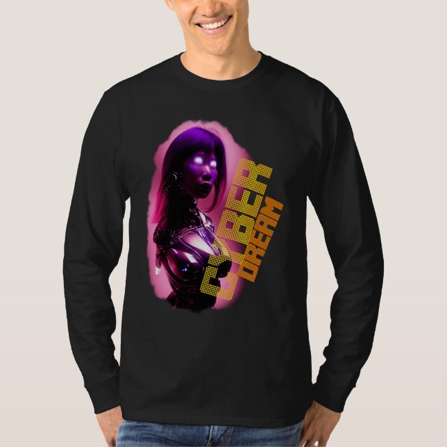 Cyborg Japanese woman T-Shirt (Vorderseite)
