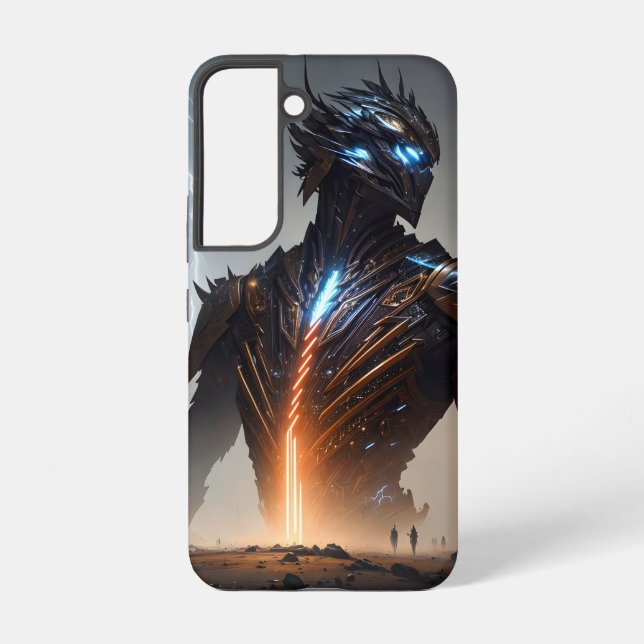 Cyborg-Krieger Samsung Galaxy Hülle (Rückseite)