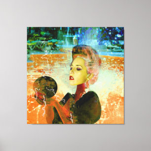 Cyborg Leinwanddruck