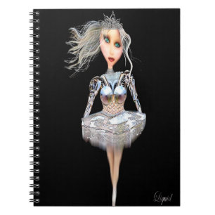 Cyborg Liquid Ballerina Notizblock