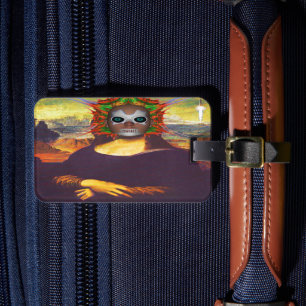 Cyborg Mona Lisa Gepäcktag Gepäckanhänger