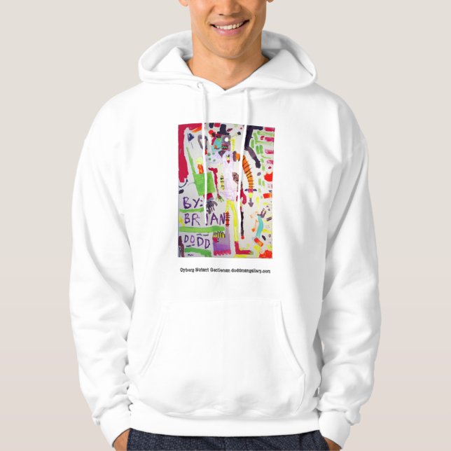 Cyborg-Mutant-HerrHoodie Hoodie (Vorderseite)