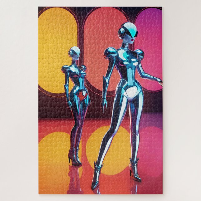 Cyborg Party Girls III Puzzle (Vertikal)