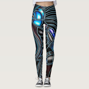 Cyborg-Skelett Leggings