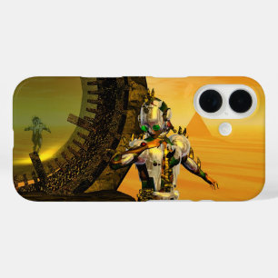 CYBORG TITAN, DESERT HYPERION Science Fiction Scif iPhone 16 Hülle