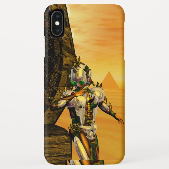 CYBORG TITAN, DESERT HYPERION Science Fiction Scif Case-Mate iPhone Hülle (Rückseite)