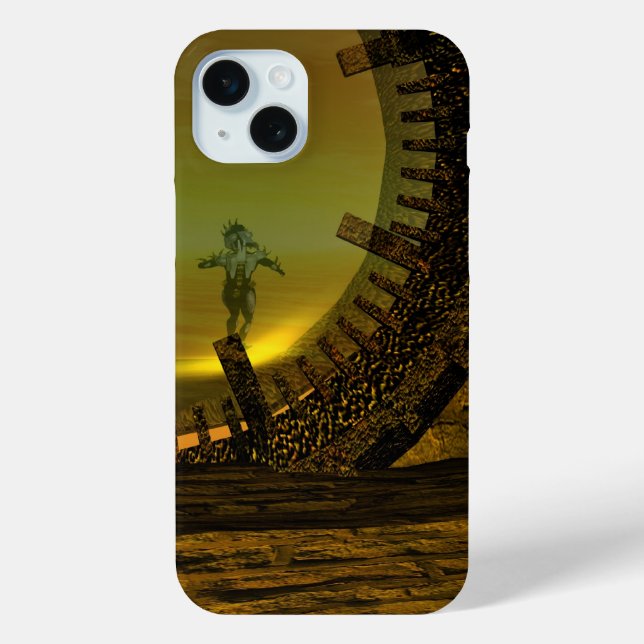 CYBORG TITAN, DESERT HYPERION Science Fiction Scif Case-Mate iPhone Hülle (Rückseite)