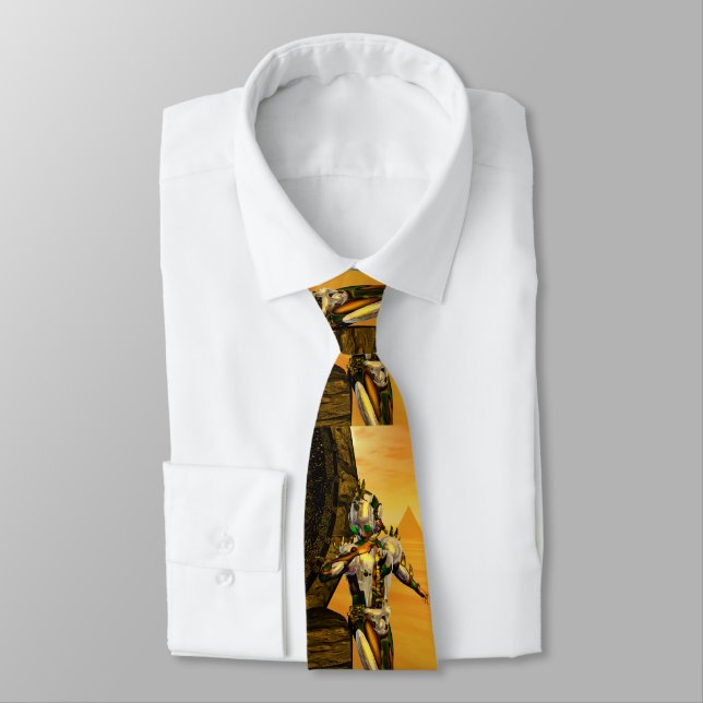 CYBORG TITAN IM WÜSTE VON HYPERION, SCI-Fi Krawatte (Gebunden)