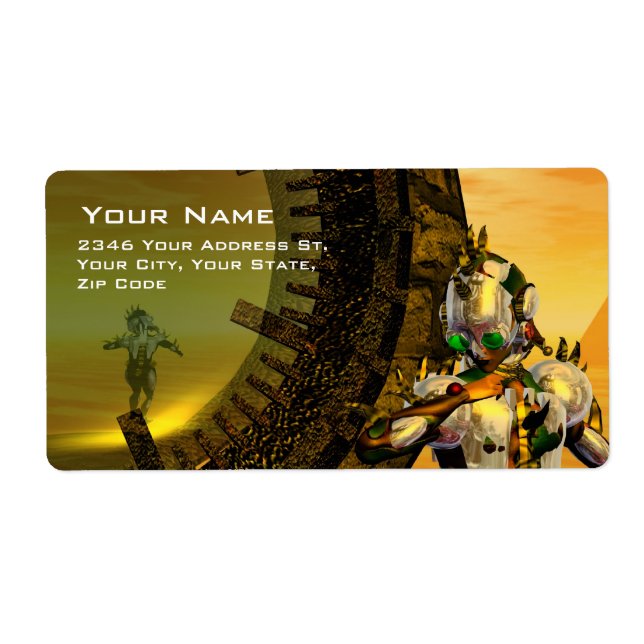 CYBORG TITAN IN HYPERION DESERT Sci-Fi (Vorne)