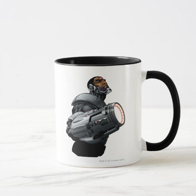 Cyborg & Weapon Bust Tasse (Rechts)