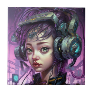 Cyborg Woman Science Fiction Fliese