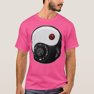 Cyborg Ying Yang Yin Yang Cyber Ästhetik T-Shirt