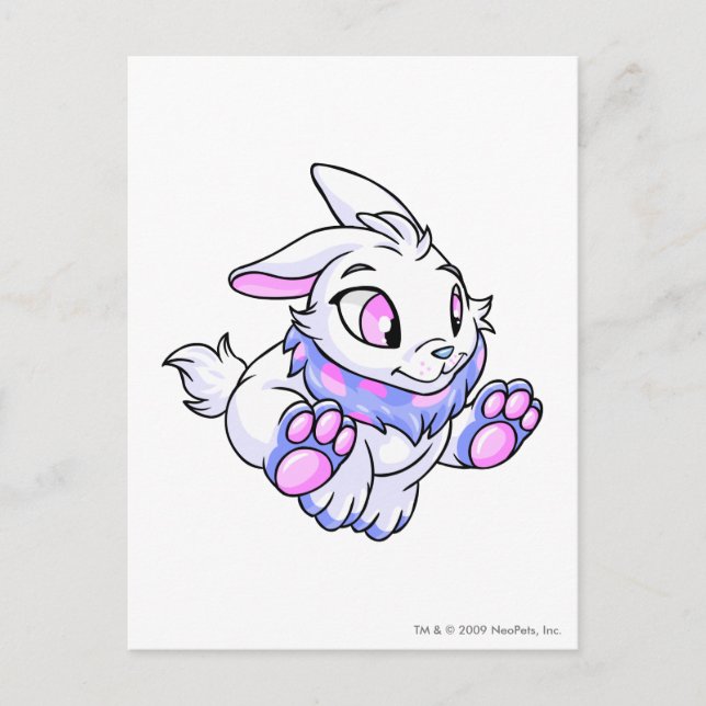 Cybunny Blue Postkarte (Vorderseite)