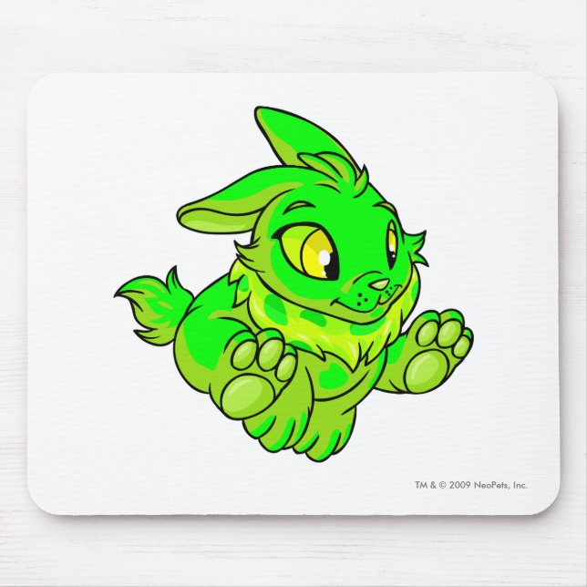 Cybunny Glühen Mousepad (Vorne)