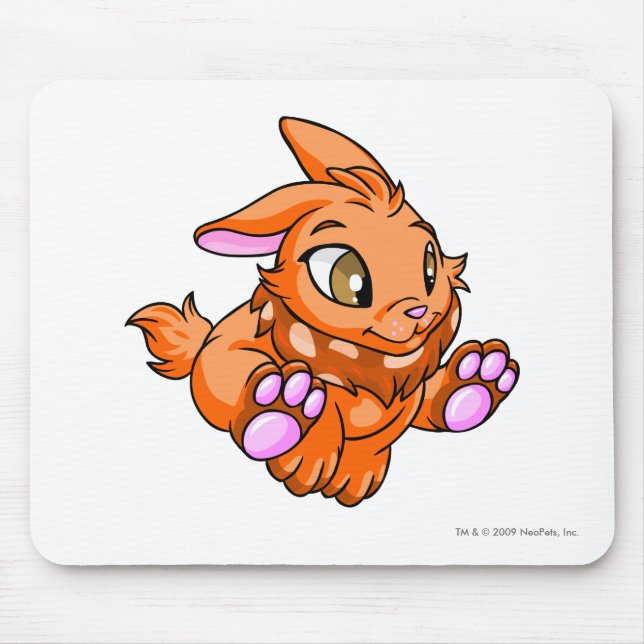 Cybunny Orange Mousepad (Vorne)