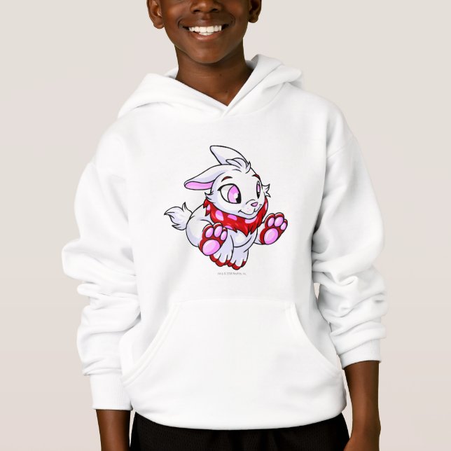 Cybunny Rot Hoodie (Vorderseite)