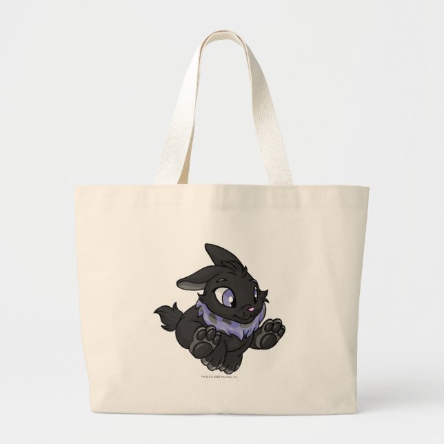 Cybunny Schatten Jumbo Stoffbeutel (Vorne)
