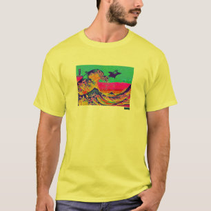 CYCAD große Welle weg von Kanagawa-Shirt T-Shirt