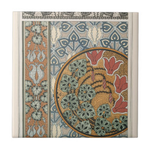 Cyclamen 3 von Maurice Pillard Verneuil Fliese