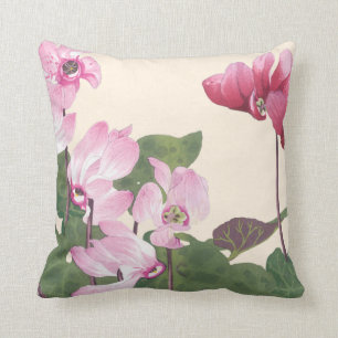 Cyclamen-Blumen Kissen