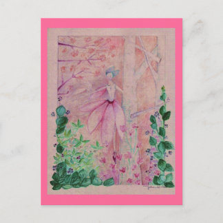 Cyclamen elve postkarte