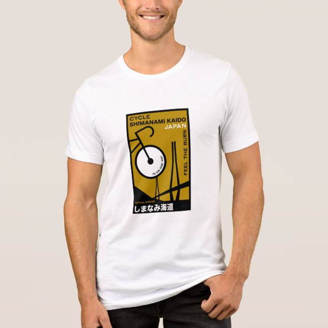 Cycle Shimanami Kaido Japan Tri-Blend Shirt (Vorderseite)