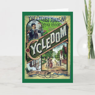 Cycledom Vintag 1886 Katalog Feiertagskarte