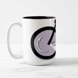 CycleNuts Logo-Schale Zweifarbige Tasse